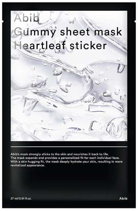 Abib Heartleaf Gummy Sheet Mask Heartleaf Sticker 10-Pack