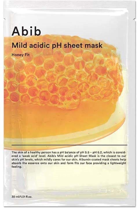 Abib Mild Acidic Ph Sheet Mask Honey Fit 10-Pack