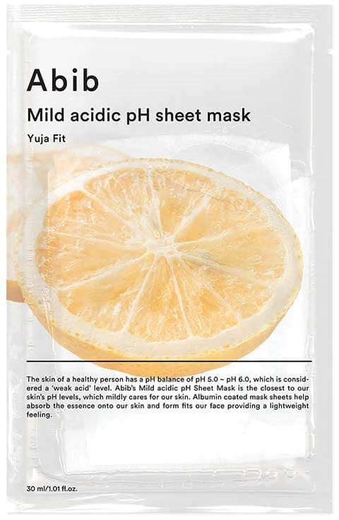 Abib Mild Acidic Ph Sheet Mask Yuja Fit 10-Pack