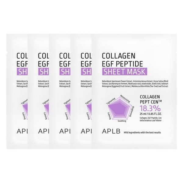Aplb Collagen Egf Peptide Sheet Mask