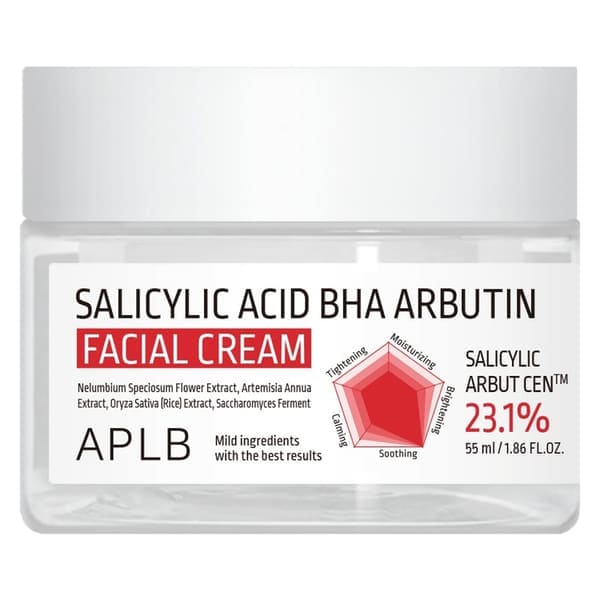 Aplb Salicylic Acid Bha Arbutin Facial Cream