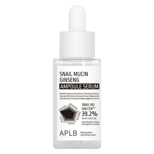 APLB Snail Mucin Ginseng Ampoule Serum