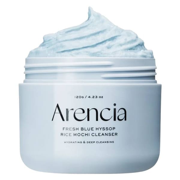 Arencia Blue Hyssop Rice Mochi Cleanser