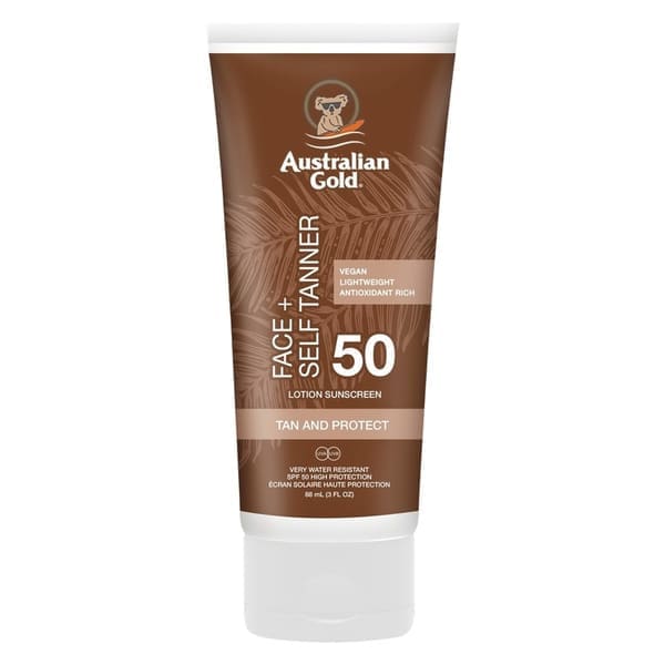 Australian Gold Face+ Self Tanner SPF50