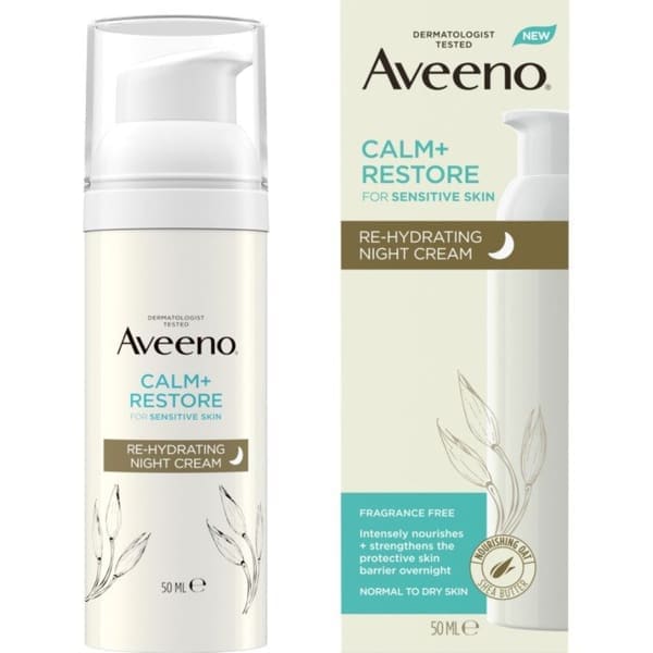 Aveeno CALM+RESTORE Re-Hydrating Night Cream