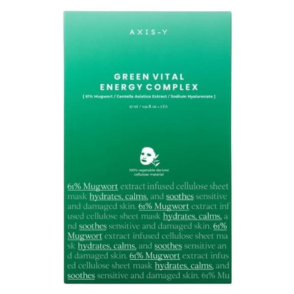 AXIS-Y Mugwort Green Vital Energy Complex Sheet Mask