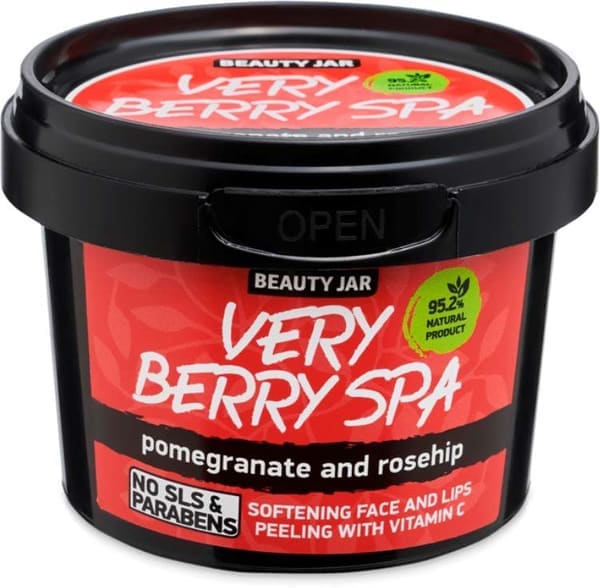 Beauty Jar Very Berry Spa Face and Lip Peeling