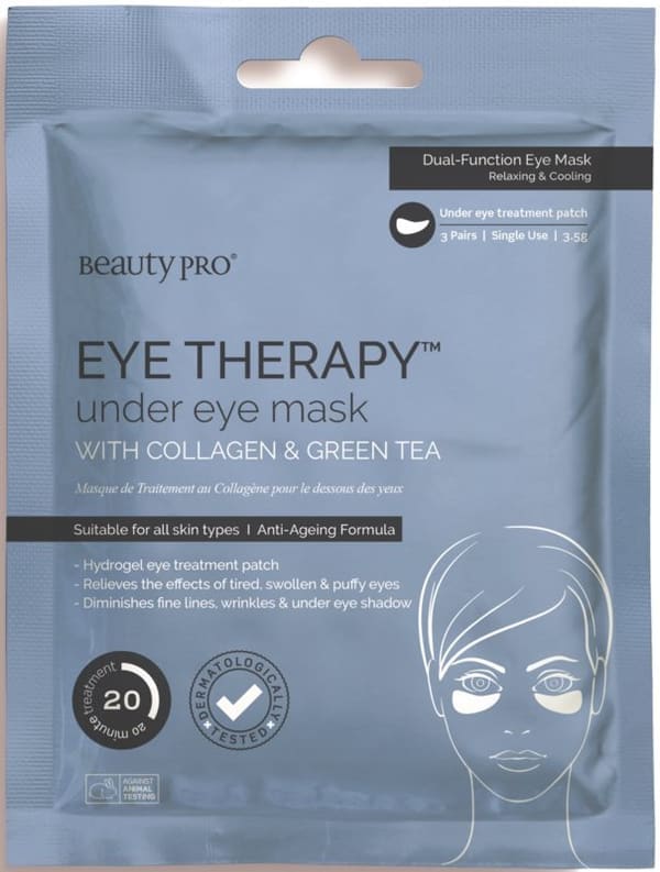 Beauty Pro Eye Therapy Under Eye Mask With Collagen & Green Tea