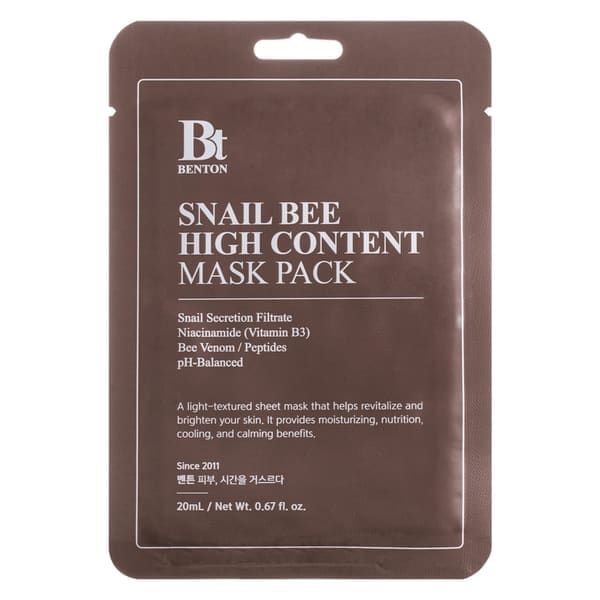 Benton Snail Bee High Content Mask