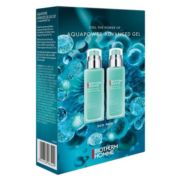 Biotherm Homme Aquapower Advanced Moisturizing Gel Duo Set