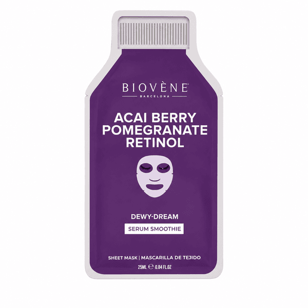 Biovène Acai Retinol Dewy-Dream Smoothie Serum Sheet Mask