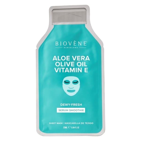 Biovène Aloe Vera Vitamin E Dewy-Fresh Smoothie Serum Sheet Mask