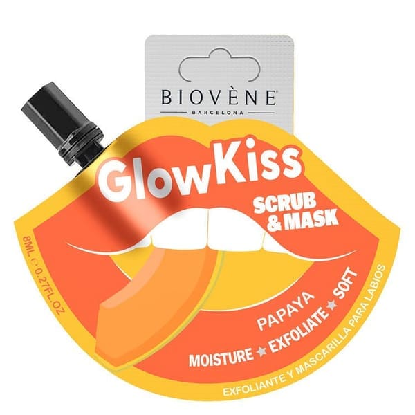 Biovène Glow Kiss Papaya Lip Scrub & Mask