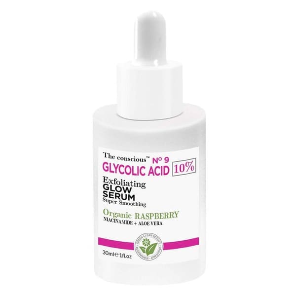 Biovène The Conscious Glycolic Acid Exfoliating Glow Serum Organic Raspberry