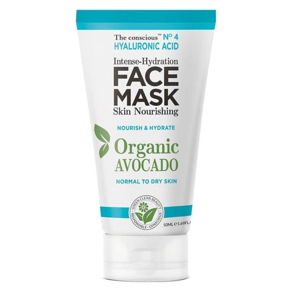 Biovène The Conscious Hyaluronic Acid Intense Hydration Face Mask Organic Avocado