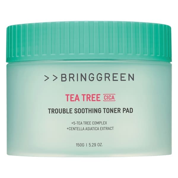 Bringgreen Tea Tree Cica Trouble Soothing Toner Pad