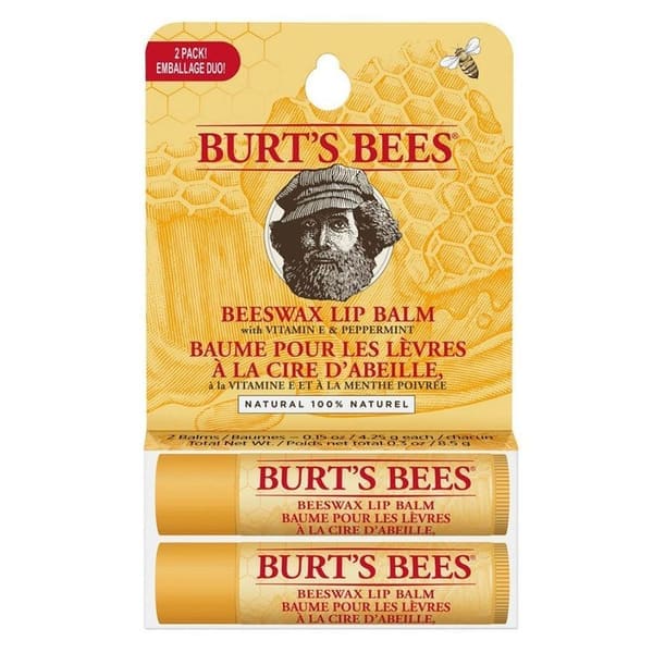 Burt's Bees Lip Balm Beeswax Twin Pack