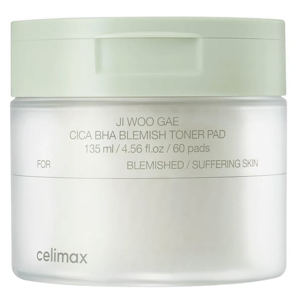 Celimax Ji Woo Gae Cica BHA Blemish Toner Pad