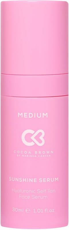 Cocoa Brown Sunshine Serum Hyaluronic Self-Tan Face Serum Medium
