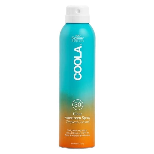Coola Clear Sunscreen Spray SPF30 Tropical Coconut