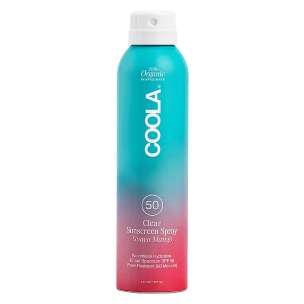 Coola Clear Sunscreen Spray SPF50 Guava Mango