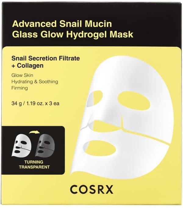 COSRX Advanced Snail Mucin Glass Glow Hydrogel Mask