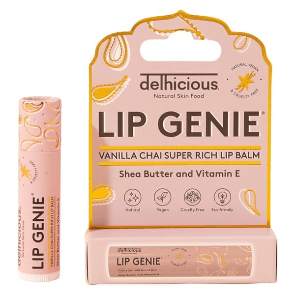 Delhicious Lip Genie Vanilla Chai Super Rich Lip Balm