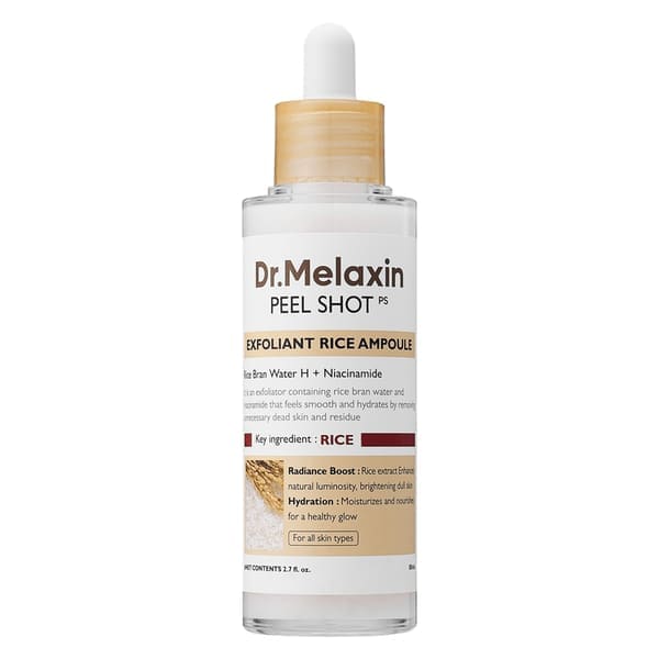 Dr.Melaxin Peel Shot Exfol White Rice Ampoule