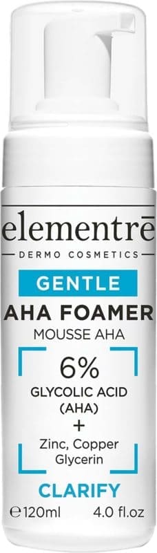 Elementrē Aha Foamer Gentle Cleanser 6% Alpha Hydroxy Acid