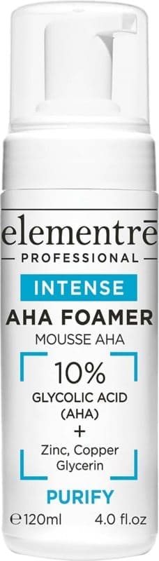 Elementrē Aha Foamer Intense Cleanser 10% Alpha Hydroxy Acid
