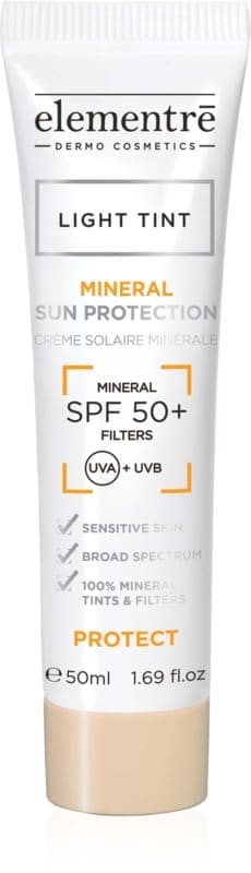Elementrē Mineral Sun Protection SPF50+ Light