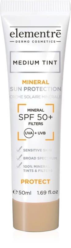 Elementrē Mineral Sun Protection SPF50+ Medium