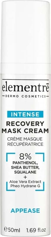 Elementrē Recovery Mask Cream 8% Panthenol, Shea Butter, Squalane