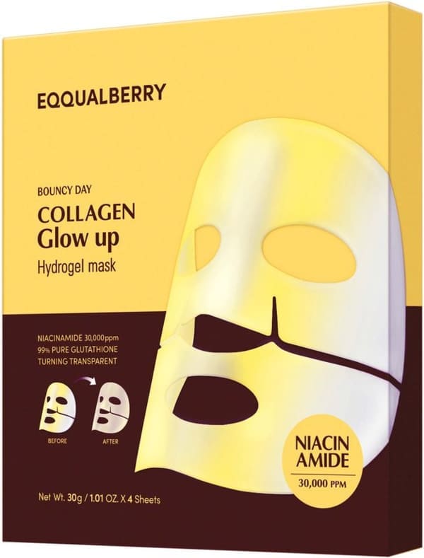 Eqqualberry Collagen Glow Up Hydrogel Mask