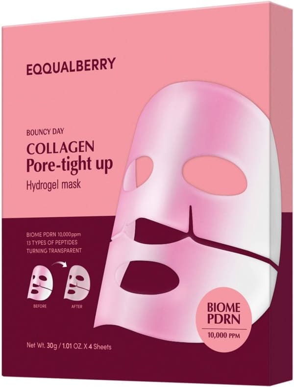 Eqqualberry Collagen Pore-Tight Up Hydrogel Mask