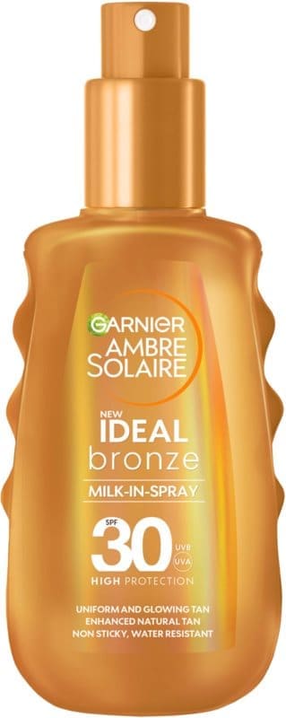 Garnier Ambre Solaire Ideal Bronze Milk-In-Spray SPF30 For Normal Skin