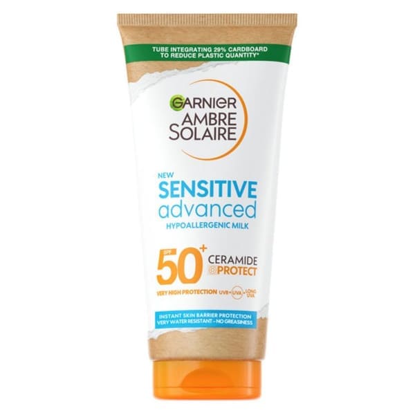 Garnier Ambre Solaire Sensitive Advanced Hypoallergenic Face & Body Sun Protection Lotion SPF50+