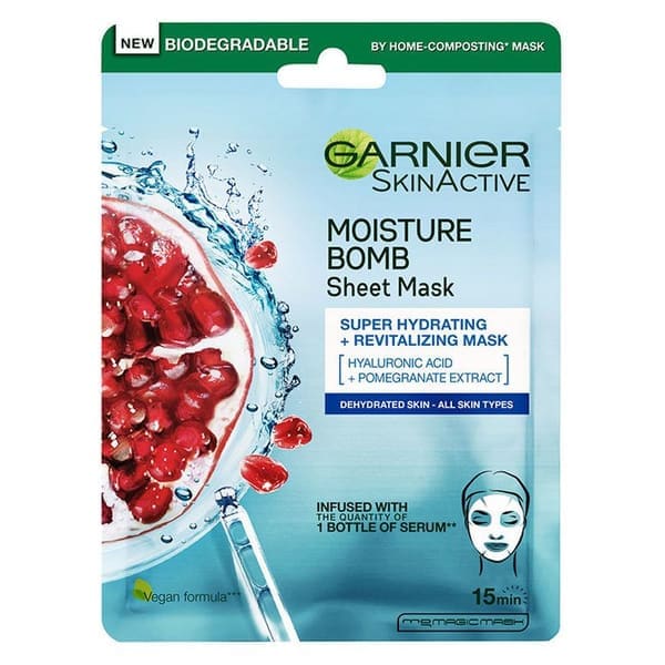 Garnier Moisture Bomb Super-Hydrating and Revitalizing Sheet Mask