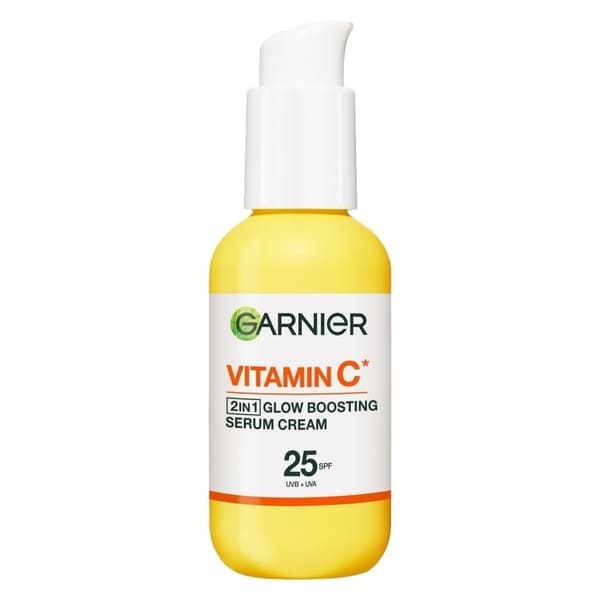 Garnier Vitamin C* 2-In-1 Glow Boosting Serum Daycream SPF25