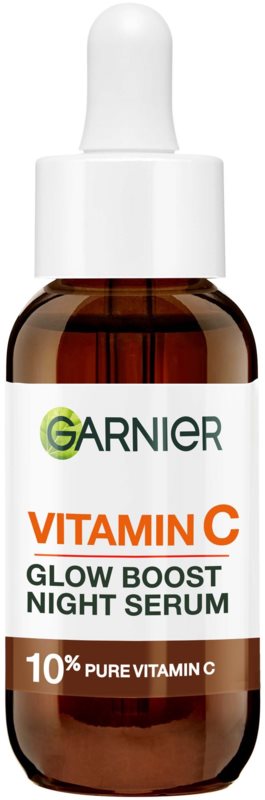 Garnier Vitamin C* Glow Boost Night Serum For Dull Skin