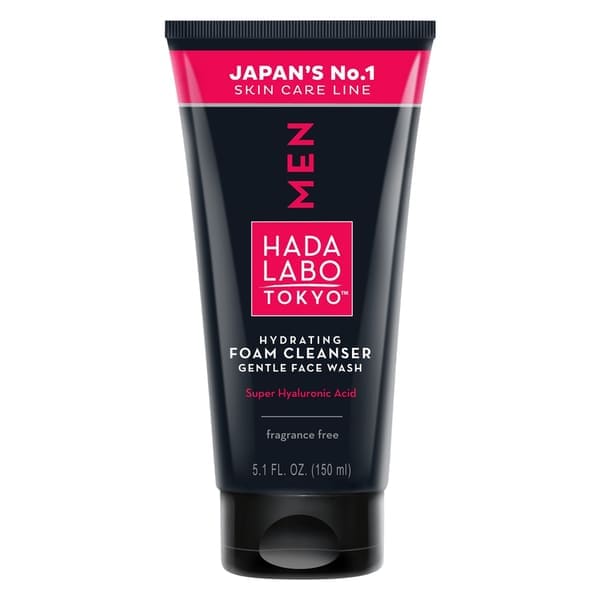 Hada Labo Tokyo Men Hydrating Foam Cleanser Gentle Face Wash