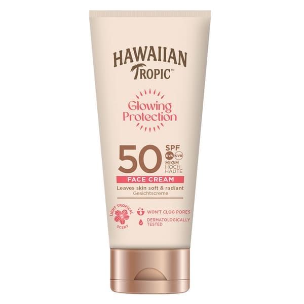 Hawaiian Tropic Glowing Protection Face Cream SPF50