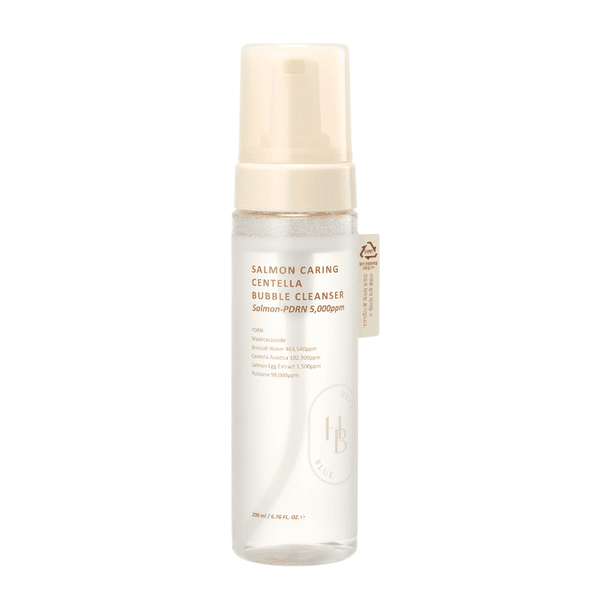Heveblue Salmon Caring Centella Bubble Cleanser