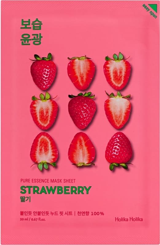 Holika Holika Pure Essence Mask Sheet Strawberry Sheet Strawberry
