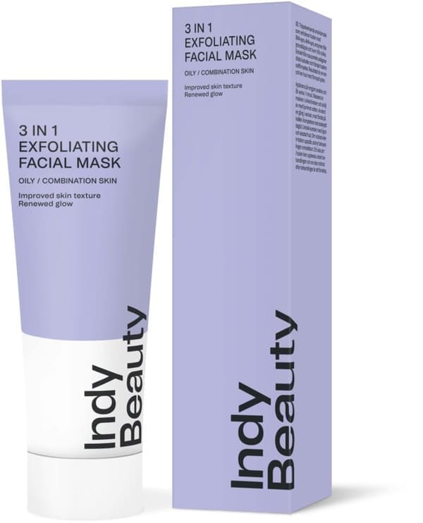 Indy Beauty 3 In 1 Exfoliating Facial Mask