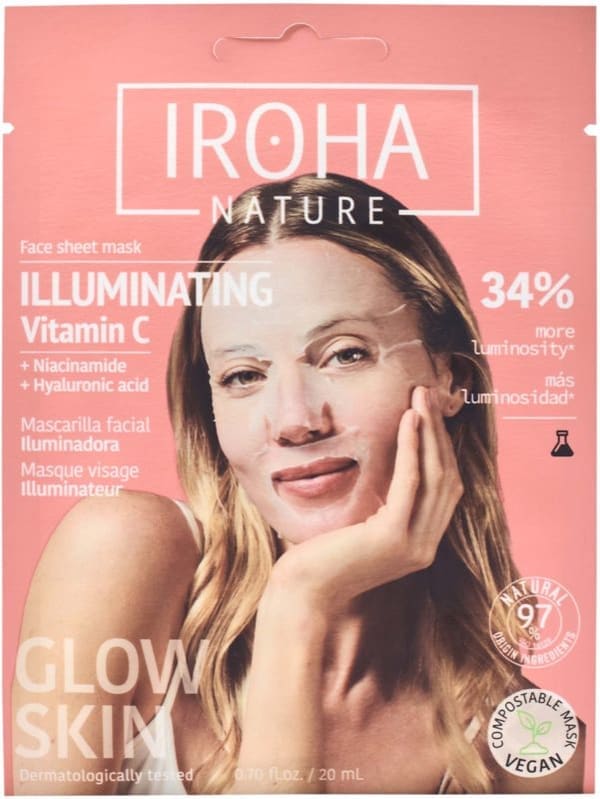 Iroha Nature Illuminating Vitamin C Face Sheet Mask