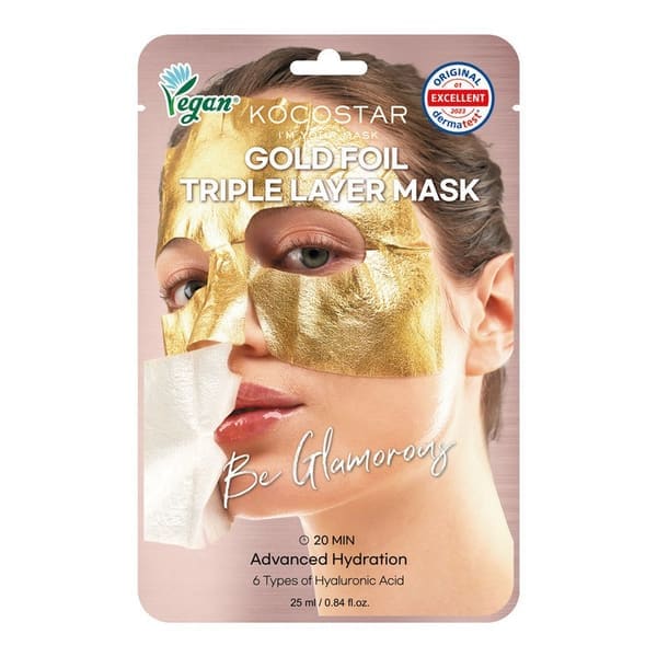 Kocostar Premium Gold Foil Triple Layer Mask