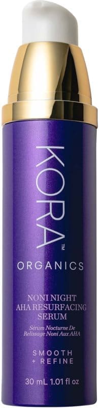 Kora Organics Noni Night AHA resurfacing Serum