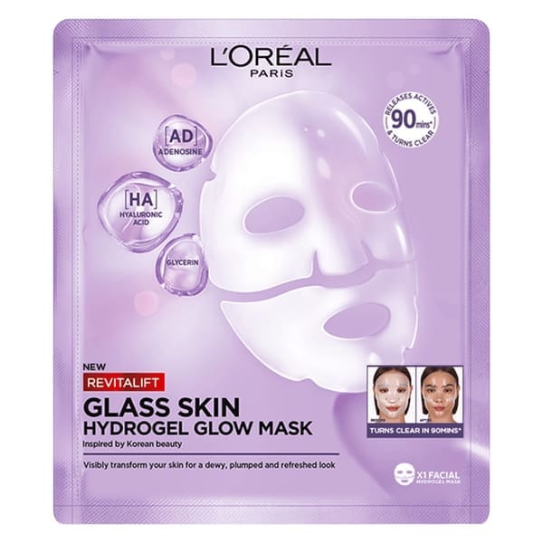 L'Oréal Paris Revitalift Filler Glass Skin Hydrogel Glow Mask