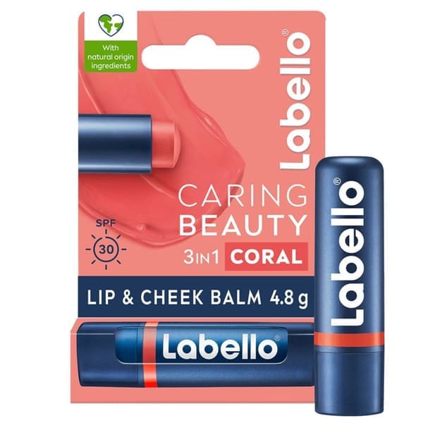Labello Huulivoide Caring Beauty Coral-Nude Coral-Nude